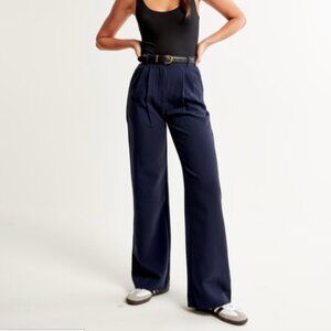 NWT A&F Sloane Tailored Wide Leg Pant - Curve Love 8L